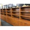 Image 2 : CHERRY 2 DRAWER LATERAL FILE CABINET WITH HUTCH