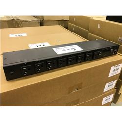 LOT OF 4 NIVEO NPD-MR8 8 PLUG NETWORK RACK MOUNTABLE POWER DISTRIBUTION UNIT (NO FLANGES)