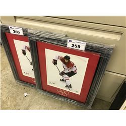 2002 OLYMPICS, FRAMED PICTURE OF CHRIS PRONGER