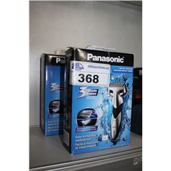 PAIR OF PANASONIC WET / DRY ELECTRIC RAZORS