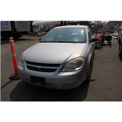 2005 CHEVROLET COBALT, GREY, 270385 KMS, VIN 1G1AJ52F557599050, 4 DOOR SEDAN, G, RD, CD, PL, TW,