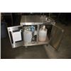 Image 2 : STAINLESS STEEL PORTABLE SINK UNIT WITH HOT WATER TANK AND 2 COLLECTION JUGS