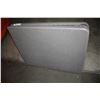 Image 2 : PLASTIC FOLDING TABLE, APPROX. 6' LONG - BROWN