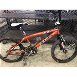 ORANGE DUNLOP SINGLE SPEED BMX BIKE