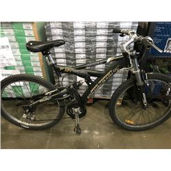 GREEN SUPERCYCLE HOOLIGAN 21 SPEED FULL SUSPENSION MOUNTAIN BIKE