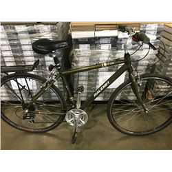 GREEN RALEIGH EZ LIFE 24 SPEED HYBRID BIKE