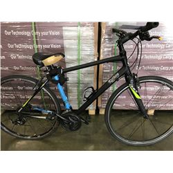 BLACK CANNONDALE QUICK 24 SPEED HYBRID BIKE