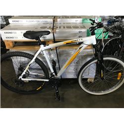 WHITE MONGOOSE DESPERADO 21 SPEED FRONT SUSPENSION MOUNTAIN BIKE