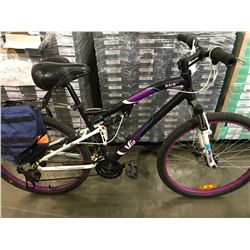 PURPLE VIE RAIN 21 SPEED FRONT SUSPENSION MOUNTAIN BIKE