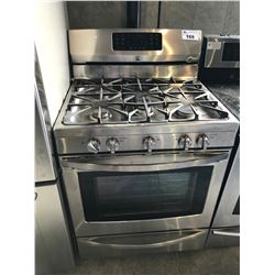 KENMORE STAINLESS STEEL 5 BURNER GAS STOVETOP/OVEN