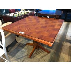 CHERRY BAR HEIGHT DINING TABLE - APPROX 4 X 4 FT