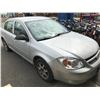 Image 2 : 2005 CHEVROLET COBALT, GREY, 270385 KMS, VIN 1G1AJ52F557599050, 4 DOOR SEDAN, G, RD, CD, PL, TW,