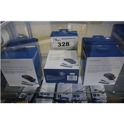 LOT OF INSIGNIA USB ADAPTERS WITH USB PORTS