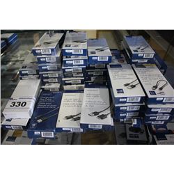 LOT OF INSIGNIA CHARGE / SYNC CABLES