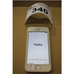 APPLE IPHONE 5S, WHITE UNLOCKED