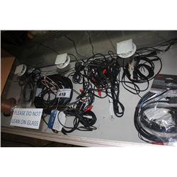 LOT OF ASSORTED CABLES AND MORE