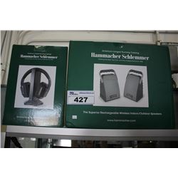 LONG RANGE WIRELESS TV HEADPHONES AND SUPERIOR RECHARGEABLE WIRELESS PORTABLE SPEAKERS