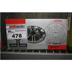 POLK AUDIO MARINE CERTIFIED DB401 4" COAXIAL