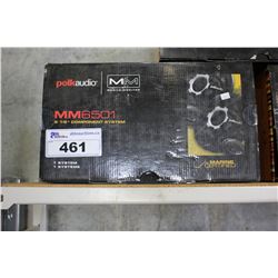 POLK AUDIO MM6501 6 1/2" MARINE CERTIFIED COMPONENT SYSTEM