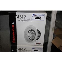 SPEAKERCRAFT AIM7 FULLY PIVOTING HIGH FIDELITY IN-CEILING LOUDSPEAKERS