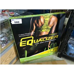 LEBERT FITNESS EQUALIZER TOTAL BODY STRENGTHENER BARS AND DVD