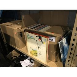 2 BOXES OF ASSORTED VINYL RECORDS