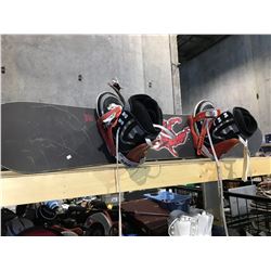 RAGE SNOWBOARD WITH BOOTS & BINDINGS