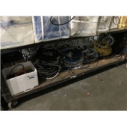 SHELF LOT OF ASSORTED ELECTRICAL WIRING