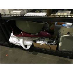 ASSORTED SPEAKERS, ROBE & MORE