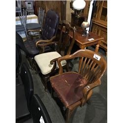 3 VINTAGE OCCASIONAL CHAIRS
