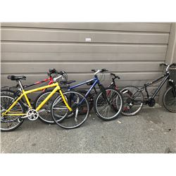 LOT OF 5 ASSORTED BIKES