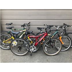 LOT OF 5 ASSORTED BIKES