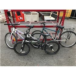 LOT OF 4 ASSORTED BIKES