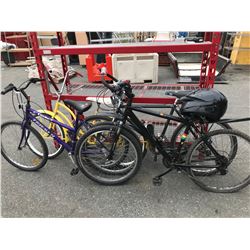 LOT OF 4 ASSORTED BIKES