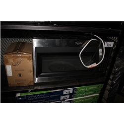 WHIRLPOOL STAINLESS STEEL MICROWAVE