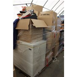 PALLET OF STORAGE LOCKER GOODS