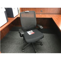 BLACK ALL-STEEL RELATE FULLY ADJUSTABLE MESH BACK TASK CHAIR