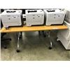 Image 1 : MAPLE 5' MOBILE UTILITY TABLE