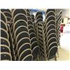 Image 2 : STACK OF 10 GANGABLE BLACK FABRIC AND METAL FRAME CHAIRS