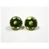 Image 2 : 1.90 ct. Peridot Rounds matched pair