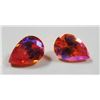 Image 1 : 2.5 ct. Topaz Mystic Mars Matched Pair
