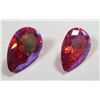 Image 1 : 9.54 ct. Mystic Mars Topaz AAA  matched pair