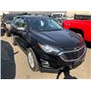 Image 2 : 2018 CHEVROLET EQUINOX, 4DR SUV, BLACK, VIN # 2GNAXHEV8J6180475