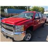 Image 1 : 2008 CHEVROLET SILVERADO 2500HD, CREW CAB PICKUP, RED, GAS, AUTOMATIC, VIN#1GCHK23K38F222028,