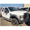 Image 2 : 2009 FORD F550 XL-SUPERDUTY, EXTENDED CAB CHASSIS, WHITE, DIESEL, AUTOMATIC, VIN#1FDAX57R39EB26480,