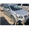 Image 2 : 2010 PONTIAC VIBE, GREY, 4DRSW, GREY, GAS, AUTOMATIC, VIN#5Y2SM6E02AZ405203, 78,134KMS,