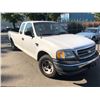 Image 2 : 2003 FORD F-150 XL, PU EXT CAB, WHITE, VIN # 2FTRX17W63CA86513