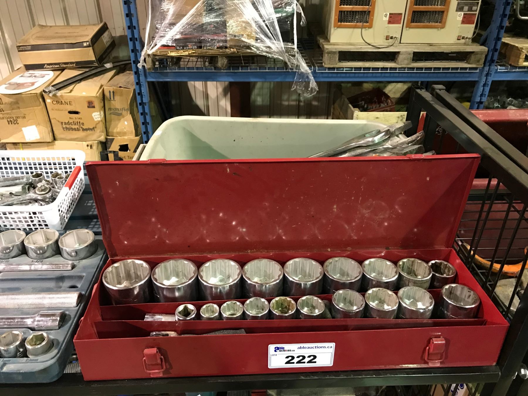 ASSORTED HEAVY DUTY MECHANIC SOCKET & WRENCH SET