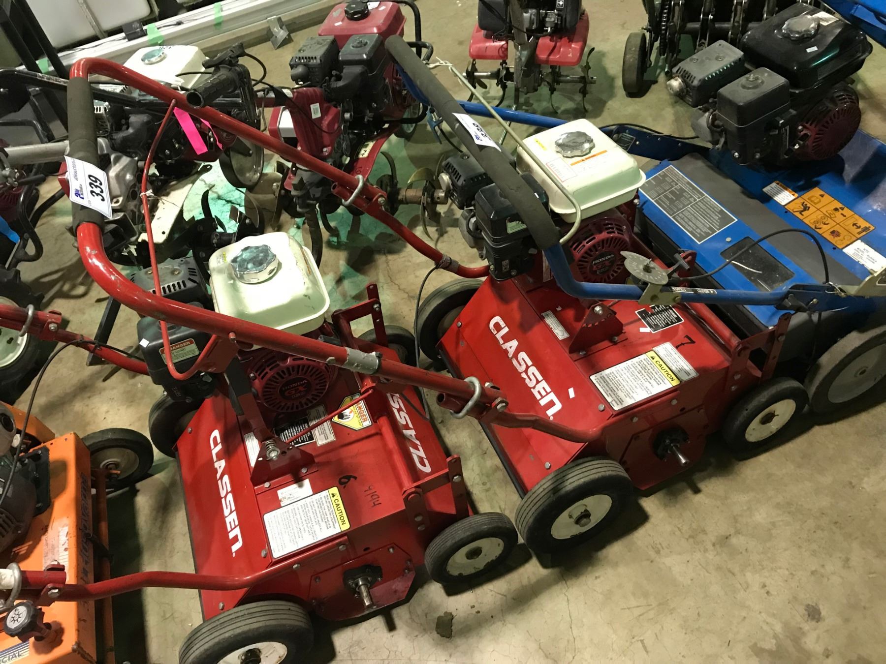 Gas Rake CLASSEN HONDA GX160 GAS POWERED 22