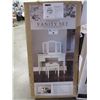Image 1 : CHARLOTTE VANITY SET WITH POWER STRIP USB CHARGER